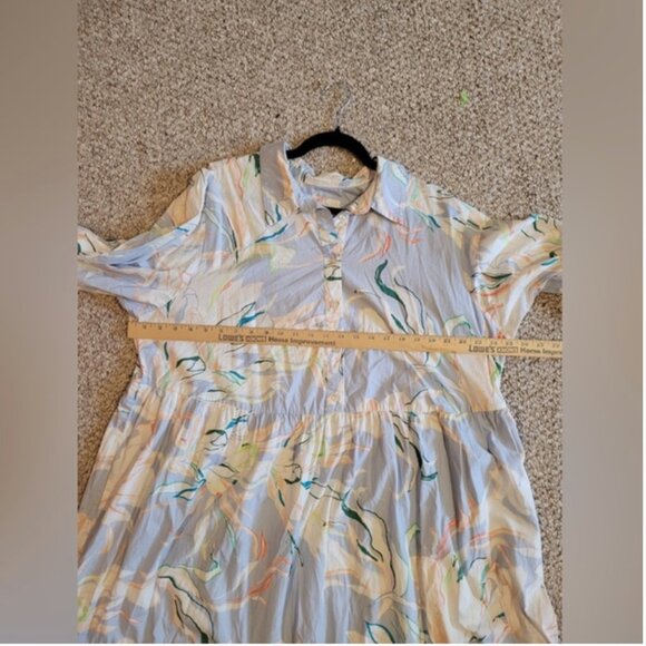 Anthropologie Maeve Tiered  Shirt Dress size 2X - Picture 7 of 8